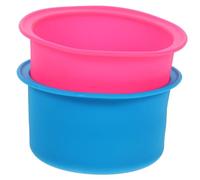 FONDOTIN Ciotola Per Fusione Cera in Silicone 2 Pezzi Contenitore Interno Scaldacera Antiaderente Resistente Al Calore Per Depilazione Domestica e Professionale