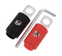 FONDOTIN Connettori Elettrici a Crimpare per Auto, Terminali ad Anello in Ottone Capicorda Termorestringenti, Set 1 Coppia per Cablaggio Amplificatori Audio e Batterie Veicolari,