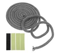 FONDOTIN Corda Guarnizione Ignifuga per Porta Stufa a Combustibile Solido con Giunto Resistente Alte Temperature per Camini e Forni Facile da Installare e Durevole