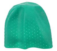 FONDOTIN Cuffia per Mèches in Silicone Professionale Verde Cappello da Parrucchiere per Colorazione e Decolorazione Chioma Berretto Riutilizzabile per Trattamento e Glassa Chioma