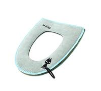 FONDOTIN Cuscino per Sedile WC in per Inverno Imbottitura Antiscivolo per Seduta Confortevole e Resistente Adatto Forme U Colore Casuale Colore Casuale