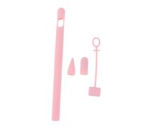 FONDOTIN Custodia Protettiva in Silicone per Penna Touch Screen Fodera Antismarrimento Compatibile con Apple Pencil Prima Generazione Protezione Antiurto e Antigraffio Colore Rosa