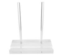 FONDOTIN Espositore in Acrilico Supporto per Libri Cucina Supporti in Acrilico per Display Supporto ricettario per Cucina Menu da espositore targhe Trasparente