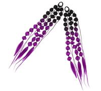 FONDOTIN Estensioni Treccia Lanterna Sfumata con Bubble Braids per Donne e Aumento Volume e Accessori per Festival e
