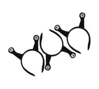 FONDOTIN Fascia per Chioma Antenna Lumaca 3 Pezzi, Accessori Creativi Morbidi e Comodi per Feste a Tema, Cerchietto Novità Unisex Adatto a Tutte le Età