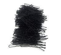 FONDOTIN Fermagli per Chioma da Donna e Ragazza 500 G Forcine in Metallo Nere Accessori Chioma Eleganti per Feste e Uso Quotidiano Superficie Liscia e Forma a U