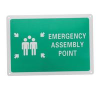 FONDOTIN Fire Fighting Fighting Segnali Emergenza Sicurezza Primo Per Favore Assemblaggio Attenzione Cartello Azione Antincendio Alluminio