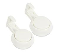 FONDOTIN Ganci da Parete Ventosa 2 Pezzi per Bagno e Cucina, Ganci a Ventosa Riutilizzabili per Asciugamani, Accappatoi e Utensili, senza Foratura, Adatti a Superfici Lisce come Ceramica,