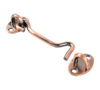 FONDOTIN Gancio per Finestra in Acciaio Inox Resistente, Serratura a Gancio Antivento per Porte e Finestre, Chiavistello per Cancello Multifunzionale, Installazione senza Attrezzi, Set 1