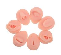FONDOTIN Kit Pratica Piercing in Silicone Morbido Corpo Piercing Modelli Realistici per Orecchio Naso Bocca Lingua Zona Addestramento Professionale e Vetrina Gioielli