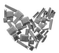 FONDOTIN Kit Riparazione Cerniere 32 Pezzi in Metallo Sostituzione Perno e Fermo Cerniera Accessori per Giacche Zaini e Bagagli Riparazione senza Cuciture per Uso Viaggio e Outdoor