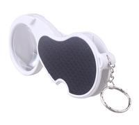 FONDOTIN Lente d'Ingrandimento Pieghevole Luce LED Portatile Tascabile Portachiavi per Lettura Libri Ispezione Monete Lavori Artigianali senza Batterie