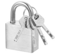 FONDOTIN Lucchetto in Acciaio Inossidabile Antiruggine per Valigie e Diario Blocco Sicuro con Chiave Resistente e Anti-furto per Porte Familiari Outdoor e Armadietti
