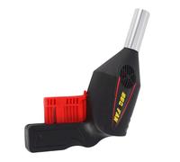 FONDOTIN Manuale Ventilatore Bbq Portatile Mano con Impugnatura Comfort Soffiatore per Carbonella per Barbecue Outdoor Campeggio e Picnic Avvia Fiamma Rapido e Controllo Scintille