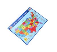 FONDOTIN Mappa degli Stati Uniti appesa mappa poster classe muro geografia apprendimento noi poster della per la classe per carta UV