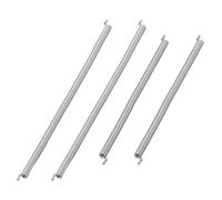 FONDOTIN Molle di Estensione per Cucitrice da Ufficio 4 Pezzi in Acciaio ad Alta Resistenza Doppio Gancio, Parti di Ricambio per Molle di Tensione per Pinzatrici da Tavolo,