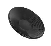 FONDOTIN Padella la Ricerca Dell’oro Portatile in Plastica da 14" con Design a Tre Scanalature, Riffles Profondi per Separazione Ottimale dei Sedimenti, Attrezzatura per Prospezione