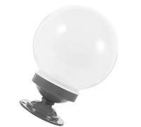 FONDOTIN Paralume a Globo per Lampada da Palo da Esterno Copri Lampadina in Acrilico Resistente Paralume di Ricambio per Lampione da Patio e Giardino Diametro 15 CM Protezione Lampada