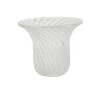 FONDOTIN Paralume in Vetro Trasparente per Lampada da Design Semplice e Resistente Copertura Decorativa per Lampada da Tavolo per Soggiorno e Camera da Letto