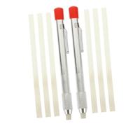 FONDOTIN Penne in Saponaria con Portapenne per Marcatura Saldatura Ricariche in Saponaria per Segni Chiari Alluminio Kit Portatile per Carpenteria