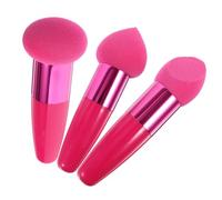 FONDOTIN Pennello Trucco 3 Pezzi Spugna per Make Up, Design Creativo a Forma di Fungo, Materiale a Rete Confortevole e Adatto alla Curva della Pelle