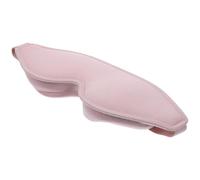 FONDOTIN per Dormire in Morbido Plush Regolabile con Fascia Elastica Protezione Occhi Antiluce per Viaggi e Riposo Quotidiano Rosa