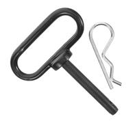 FONDOTIN Perno di Traino in Ferro Resistente, Accessorio Perno Rimorchio e Gancio di Ricezione, per Attacco Trattorino Tagliaerba per Uso Giardino e Agricoltura