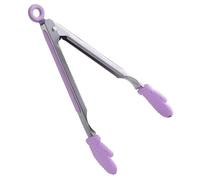 FONDOTIN Pinza per Alimenti da Buffet in Silicone Resistente al Calore 23 Cm, Pinze per Servire Pane, Bistecca e Dessert, Utensile Compatto per Cucina, Barbecue e Picnic