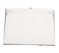 FONDOTIN Planner Settimanale in Pelle Morbida Organizzatore Multifunzionale per Ufficio e Viaggi Taccuino Calendario Giornaliero Resistente e Pratico per Appunti e Programmazione