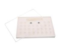 FONDOTIN Porta Lenti Custodia Espositiva Colorata per Lenti Organizer Vista Interna Chiara Custodia Portatile per Viaggio in Materiale Durevole