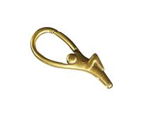 FONDOTIN Portachiavi Retro Forma di Ginnastica Clip Moschettone Resistente e Lucida Portachiavi Uomo Stilizzato Accessorio Unico e Durevole per Organizzazione Chiavi