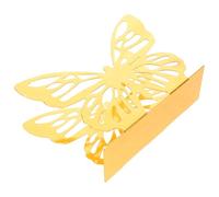 FONDOTIN Portatovaglioli Farfalla in Metallo Oro Organizer Verticale per Tovaglioli da Tavolo per Ristoranti Banqueting e Feste Dispenser Stabile e Decorativo per Serviette