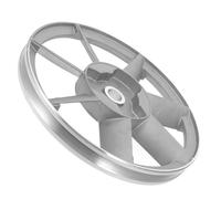 FONDOTIN Puleggia Motore Compressore Aria in Alluminio Resistente con Cinghia Singola Testa Pompa Cilindro Compatibile Accessori Slot Facilità Installazione e Manutenzione