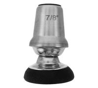 FONDOTIN Punta Articolata per Stampelle 7/8" con Base Rotante 360°, Puntale Antiscivolo in Gomma Nera, Accessorio Regolabile per Ausili alla Mobilità e Riabilitazione Quotidiana