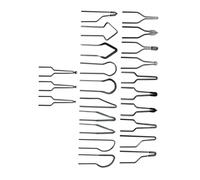FONDOTIN Punte per Pirografia Alta Impedenza in Lega Nichel Cromo Resistenti per Penna Pirografo Varie Forme per Dettagli e Linee Uniformi Uso Studio e Casa