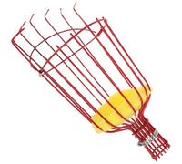 FONDOTIN Raccoglifrutta per Alberi Asta Pinza per Raccolta Mango e Mele Raccoglicachi e Raccoglitrice di Frutta da Giardino Cesto Incluso Attrezzo per Raccogliere Avocado Limoni Pere