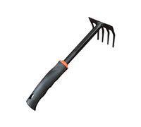 FONDOTIN Rastrello Coltivatore Manuale Per Piccoli Giardini Mini Attrezzo A 5 Punte Con Comoda Impugnatura Per Una Facile Coltivazione E Diserbo
