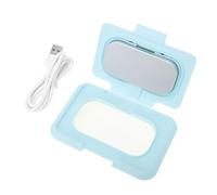 FONDOTIN Scalda Salviette Umidificate per Scaldasalviette Portatile Temperatura Costante Ore Compatibile con Tutte le Marche di Salviette Protezione Morbida e Umidità per Uso e Auto Blu