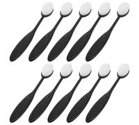 FONDOTIN Set 10 Pennelli Ovali per Fondotinta e Correttore Tipo Spazzolino da Denti, Pennello Trucco Liquido senza Tracce per Viso, Strumento Professionale per Applicazione e
