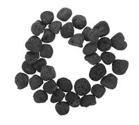 FONDOTIN Set 1200g Rocce Laviche Naturali Nero 3-5cm per Braciere e Stufa, Pietre Vulcaniche Decorative per Esterni e Interni, Roccia Paesaggistica per Giardino e Acquari