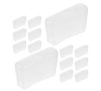 FONDOTIN Set 14 Punte di Ricambio in Plastica PVC per Pinze Rompivetro Ganasce Piatte e Punte Protettive, Copripunte Antiscivolo per Installazione Vetri Colorati e Lavorazioni