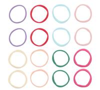 FONDOTIN Set 16 Pezzi Anelli Colorati per Telaio Tessitura Elastici Resistenti per Presine Fai da Te Gioco Creativo per per Coordinazione e attività Artigianali a Casa e Scuola