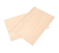 FONDOTIN Set 2 Pezzi Pannello di Legno per Incisione A3 30X45Cm Tavola di Legno Massello per Intaglio Artigianale e Stampa Materiale per Artisti e Hobbisti Superficie Liscia per