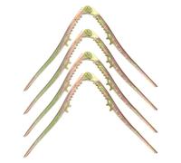 FONDOTIN Set 4 Pezzi Attrezzi per Aprire Noci in Ferro Design Seghettato Multiuso per Cucina e Frutta Secca