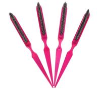 FONDOTIN Set 4 Pezzi Spazzola Districante per Chioma Setole Flessibili in Abs, Pettine per Styling e Sciogli Nodi, Adatto per Donne e Ragazzo Ragazza