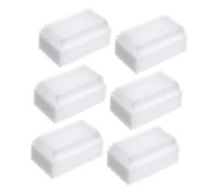 FONDOTIN Set 6 Pezzi Spazzola Sensoriale per Bagno Ragazzo Ragazza e Ragazzo Ragazza, Spugna Morbida Bianca, Facile da Impugnare, per Uso Versatile a Casa ed Educazione Precoce