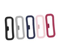 FONDOTIN Set Da 10 Anelli Di Fissaggio in Silicone Per Cinturino Orologio, Porta Cinturini Leggeri e Resistenti, Accessori Compatibili Per Cinture Da Polso 20mm, Multiplo Colore Casuale