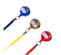 FONDOTIN Set Da 6 Pezzi Ciondoli Per Cellulare a Forma Di Gatto Della Fortuna Campana in Rame, Decorazioni Leggere Per Appendere Borse, Suono Melodioso, Regalo Simbolico Per Amici e Parenti