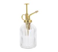 FONDOTIN Spruzzino per Piante in Vetro Trasparente con Pompa Manuale Irrigatore Vintage per e Nebulizzatore Antisgocciolo con per Fioriere e Piante Appese