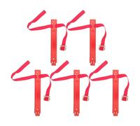 FONDOTIN Staffa in Ferro per Estintore da Parete 5 Pezzi Cinghie Regolabili Supporto Montaggio Sicurezza Antincendio per Estintori 2kg 3kg 4kg Uso Industriale e Domestico